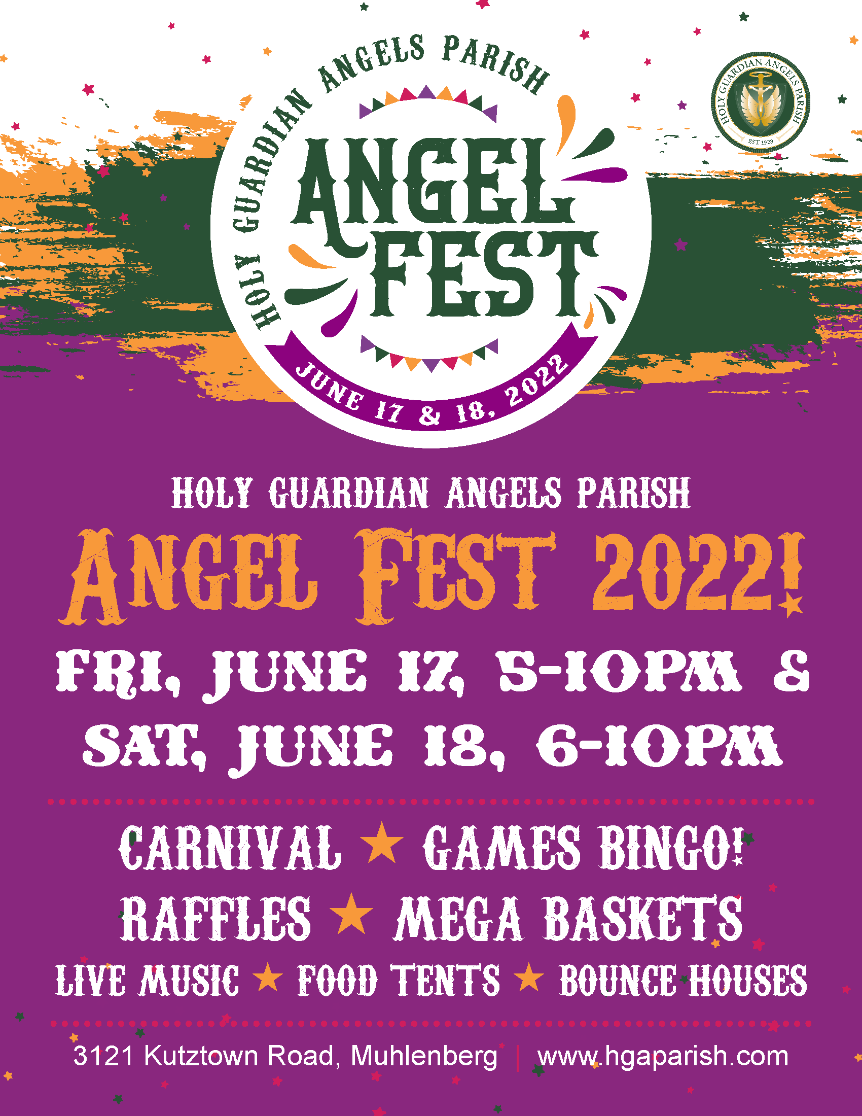 Angel Fest, Holy Guardian Angels Parish Roman Catholic Diocese of